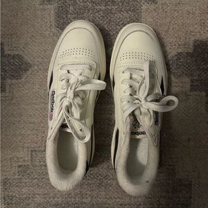 Reebok White and Black Athletic Shoes